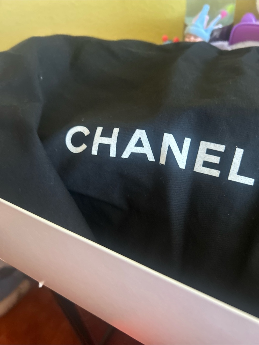 CHANEL Black Quilted Shoulder Bag with Silver-Tone CC - Picture 7 of 13